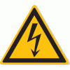 国际标准 闪电标识 强电三角形标签ELE-K005