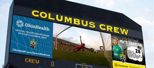 俄亥俄州哥伦布Crew足球俱乐部引入数字标牌系统