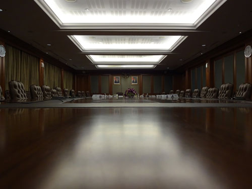 艾比森小间距A1.6入驻印尼央行主会议室用于播放全国经济会议