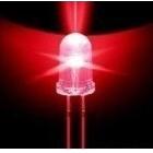 深圳供应F5鼠标红光LED Φ5MM红光高亮LED 直插红色发光LED灯珠