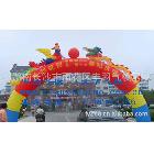江西南昌气模立柱拱门充气模型落地气球氢气球卡通彩虹门帐篷厂