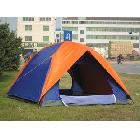 厂家直销两人2-4人双层帐篷 户外野营帐篷 双开门帐篷 露营帐篷