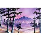 浪漫风景画，纯手绘油画厂家直销，雪景风景油画HT3480