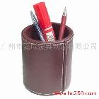 供应广告礼品圆形笔筒/创意方形钟表笔筒设计/办公桌笔筒价格