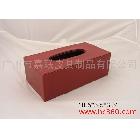 供应【图】红色pu皮纸巾盒/广告促销礼品纸巾盒设计/小额定做/长方形