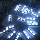供应厂家直销不防水3灯LED食人鱼模组LED发光字吸塑字背光模组正白光