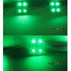 供应厂家直销防水铁盒4灯食人鱼模组LED发光字吸塑字背光广告模组绿光