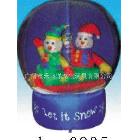 厂家直销|透明雪人球|圣诞节装饰|圣诞雪娃娃|冬季充气雪人球图片