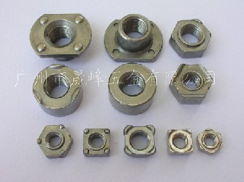 供应焊接螺母,不锈焊接螺母,六角焊接螺母