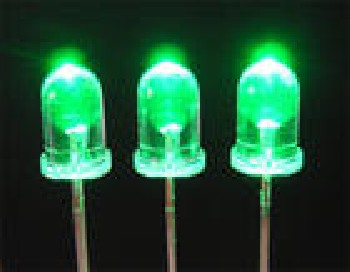 圆头绿光LED发光二极管