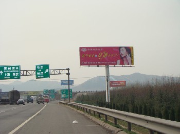 济青高速潍坊段单立柱