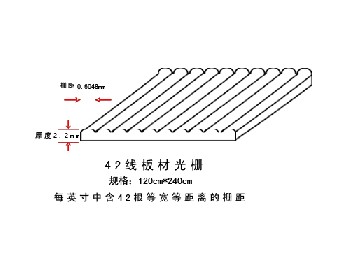 光栅材料供应商长期提供42线光栅板材