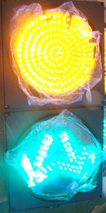 LED交通灯，红绿灯，黄闪加分道