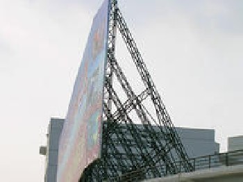 楼顶大型广告牌单立柱设计制作