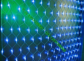 LED网灯 莎彩灯饰专业生产高科技节能环保照明 景观装饰灯LED双头网灯