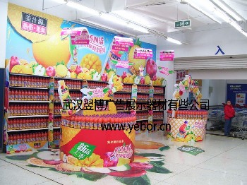 武汉商场堆头出售批发超市货架超市陈列架可口可乐堆头