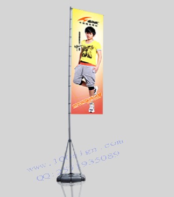 广州柏胜展示3米注水旗杆批发出售、广告旗杆出租、刀旗、旗帜制作