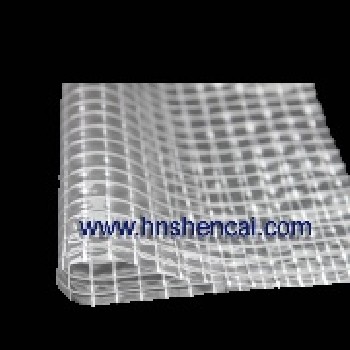 PVC透明夹网布