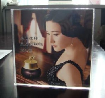 化妆品展架 化妆品展示架  有机玻璃护肤展示架-北京点派亚克力制品有限公司