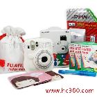 富士拍立得相机 mini25 白色相机+3相纸+充电套装 套餐特价