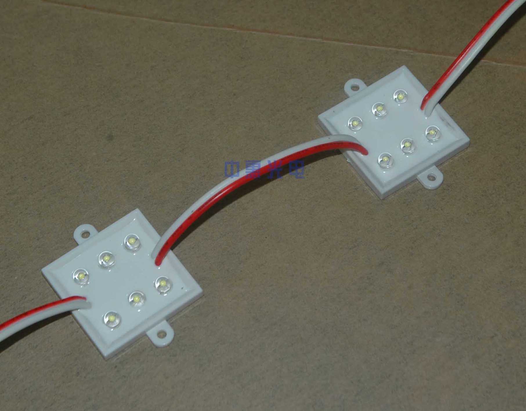 功率型六灯超薄防水LED模组（白色LED模块）