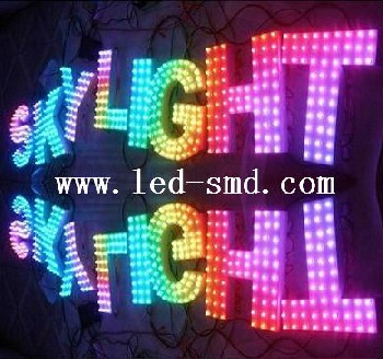 LED发光字 LED外露发光字 吸塑发光字